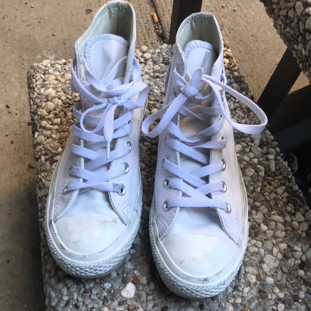 White High Top Converse